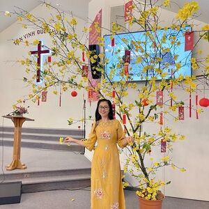 Yellow Floral Embroidered Dress